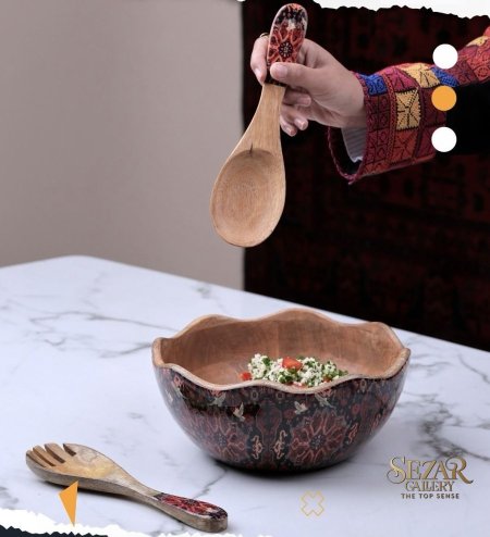 AFGANI 9 جاط سلطة مع معالق تقديم