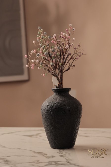 فازه أسود حجم صغير 5432-2